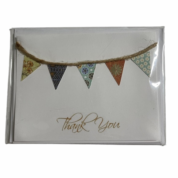 Banner Thank You Card Bundle Set of 7 White - Picture 7 of 10